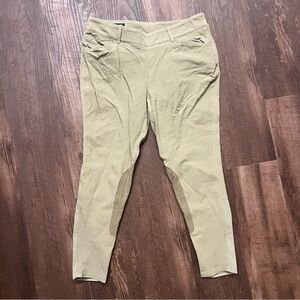 Ariat Tan Breeches with Knee Patch